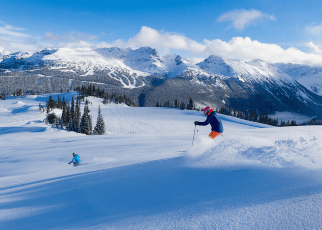 skiing with kids