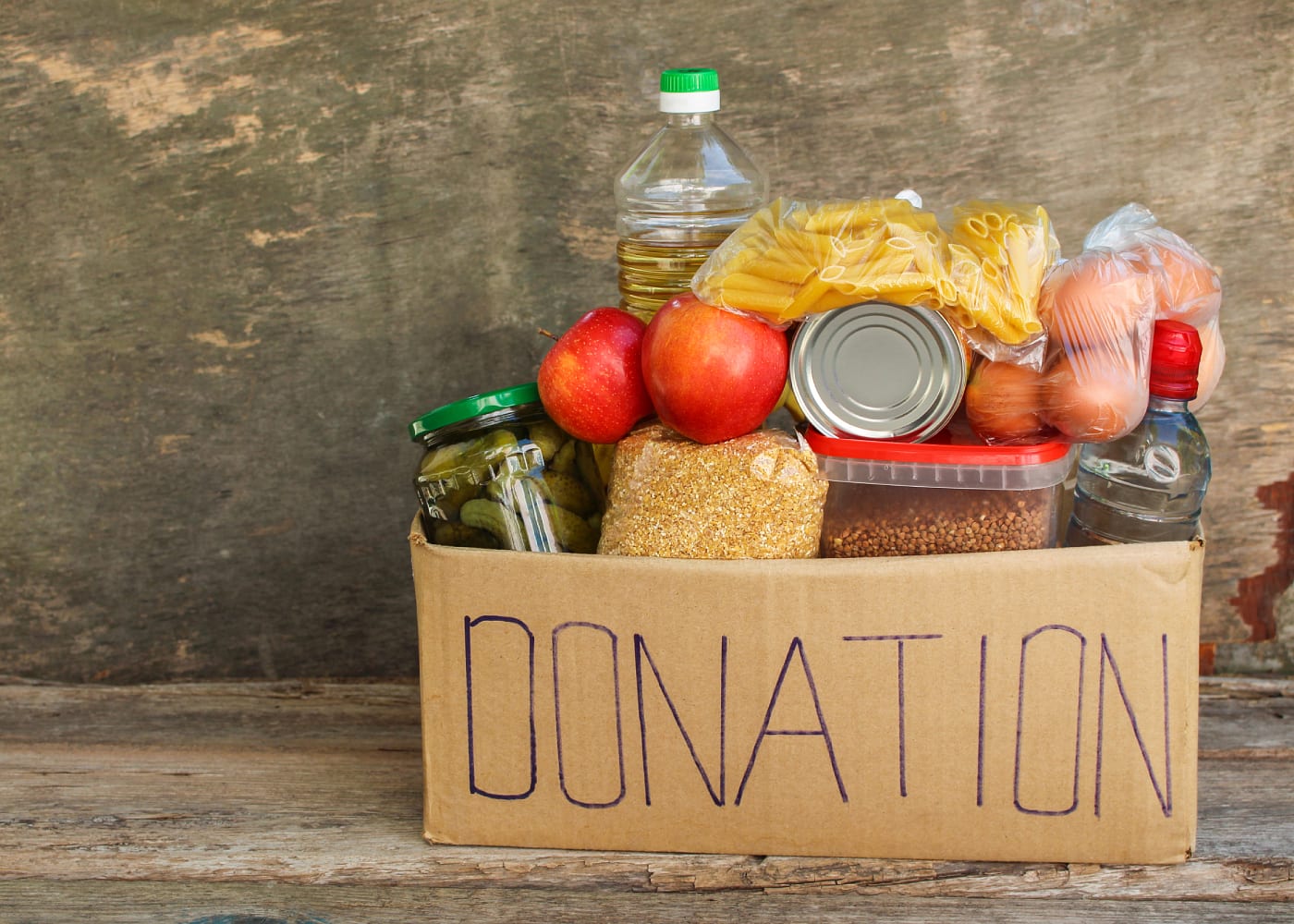Food waste donation to charity