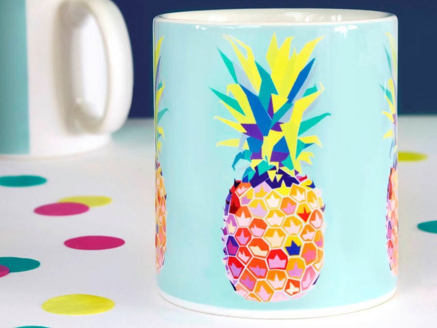 Pineapple coffee mug