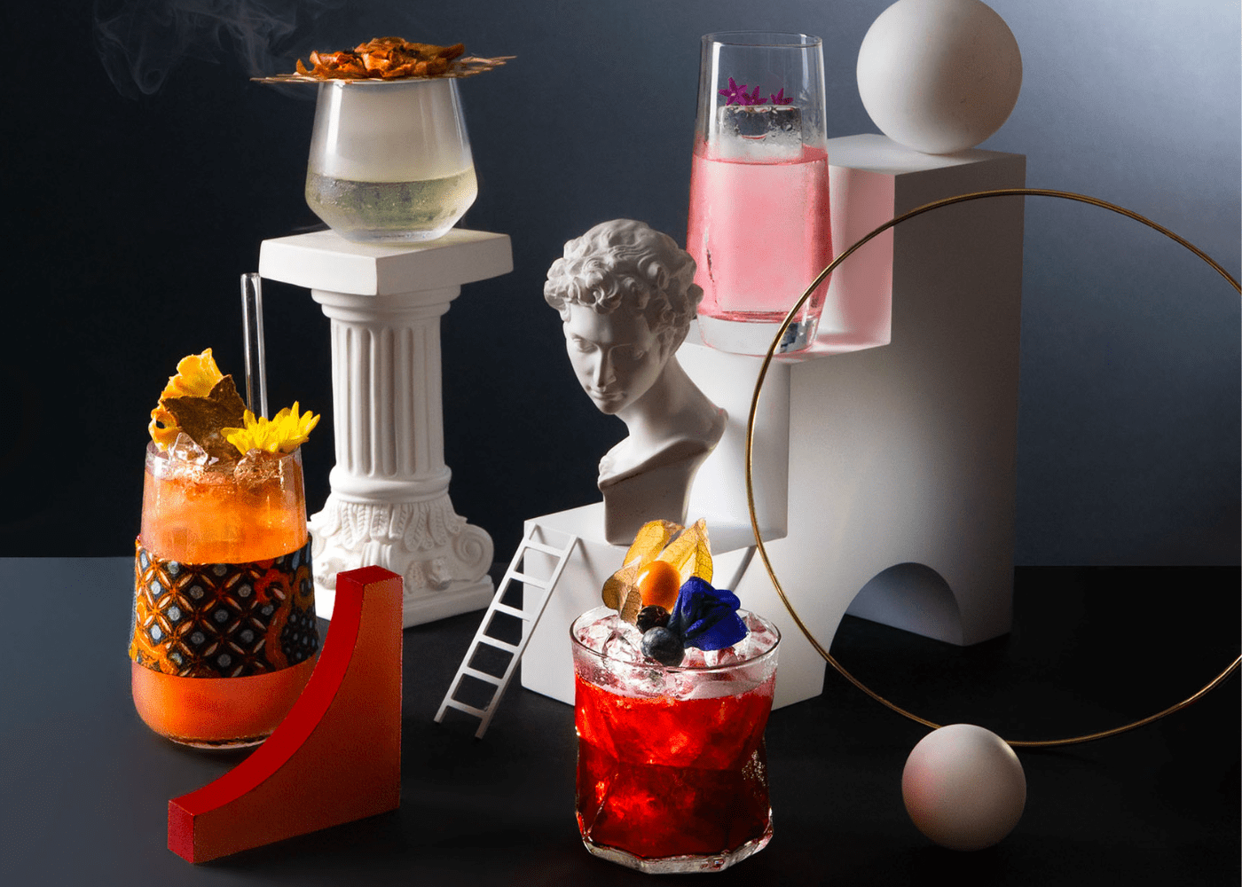 Smoke and Mirrors Singapore cocktails