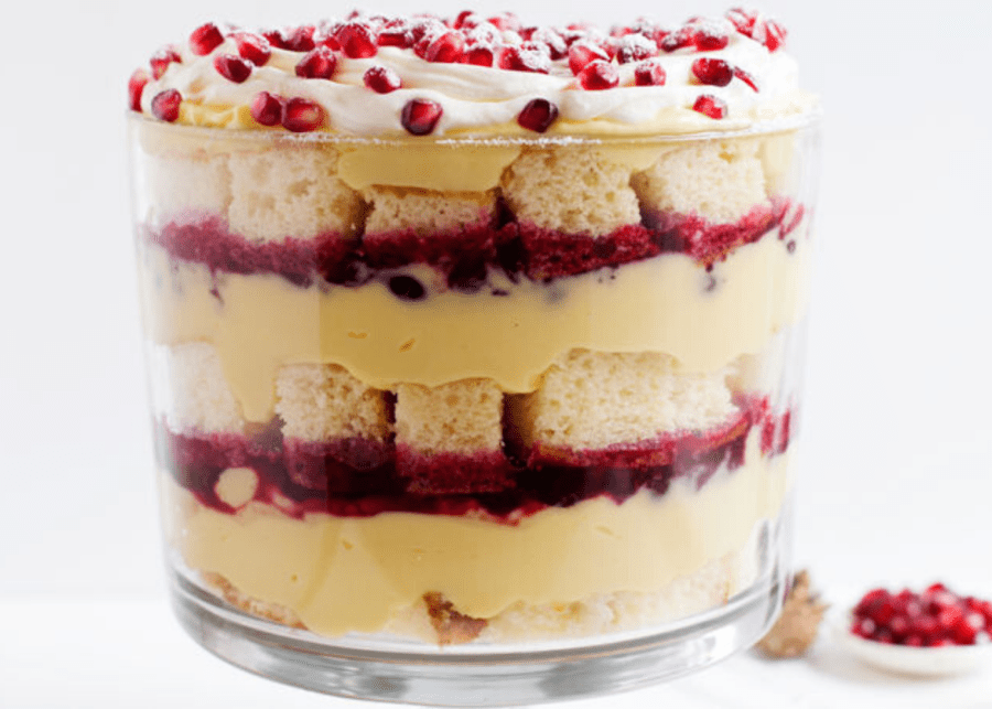 winter eggnog trifle traditional christmas desserts