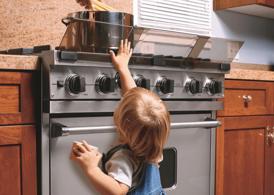 Cooker guard baby proof