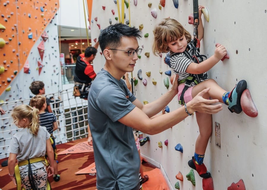 Climb Central \| Best rock climbing gyms for kids in Singapore