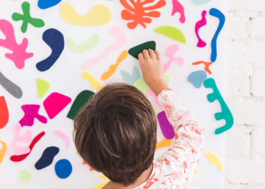mothers day craft with kids felt board