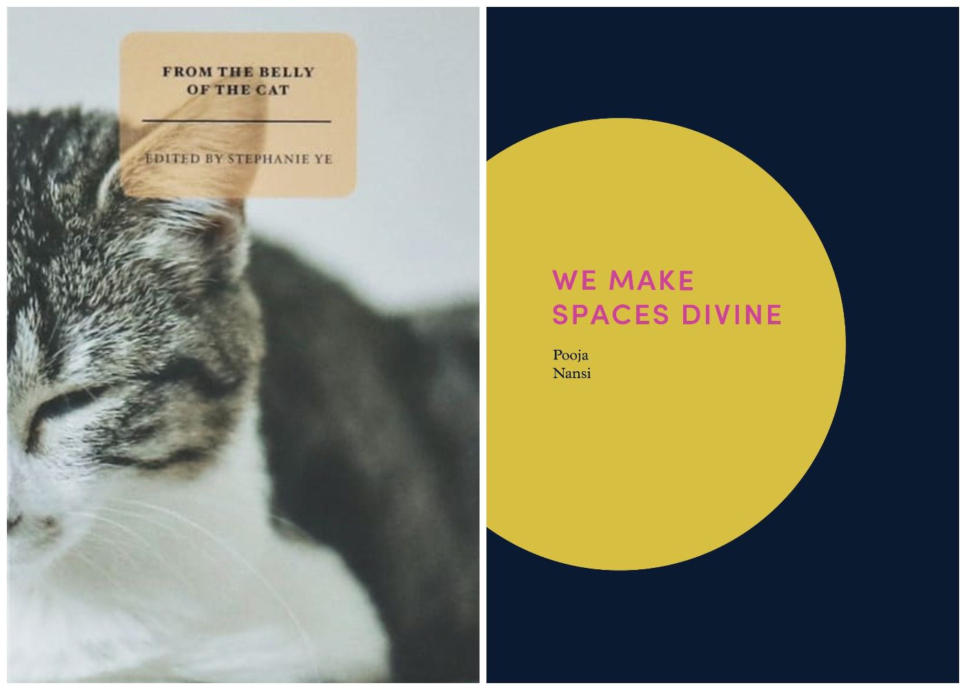 SingLit reads – From the Belly of the Cat by Stephanie Ye and We Make Spaces Divine by Pooja Nansi