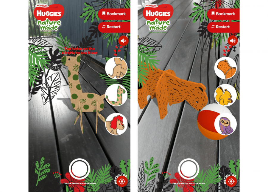 Huggies-playbox-AR-experience