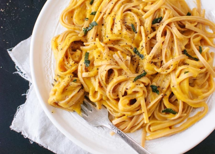 Butternut squash linguine | Plant-based meals for kids