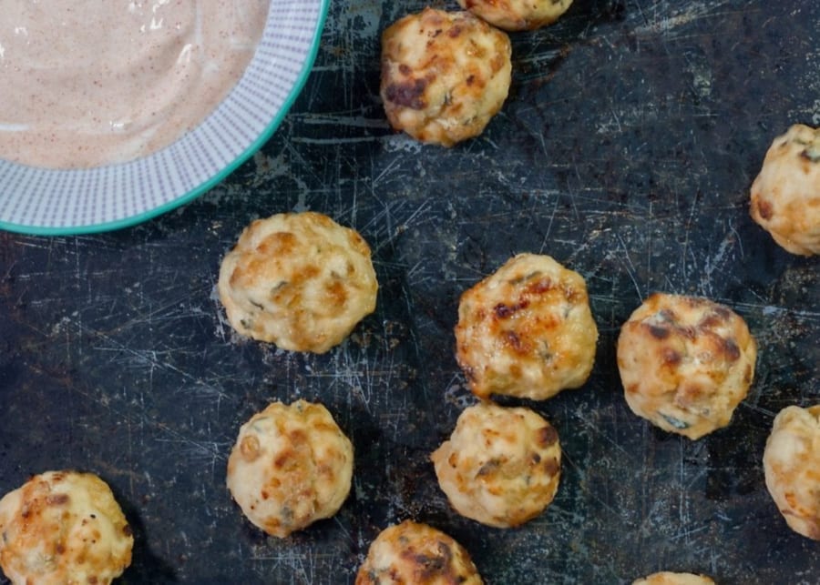 finger foods baby led weaning chicken meatballs