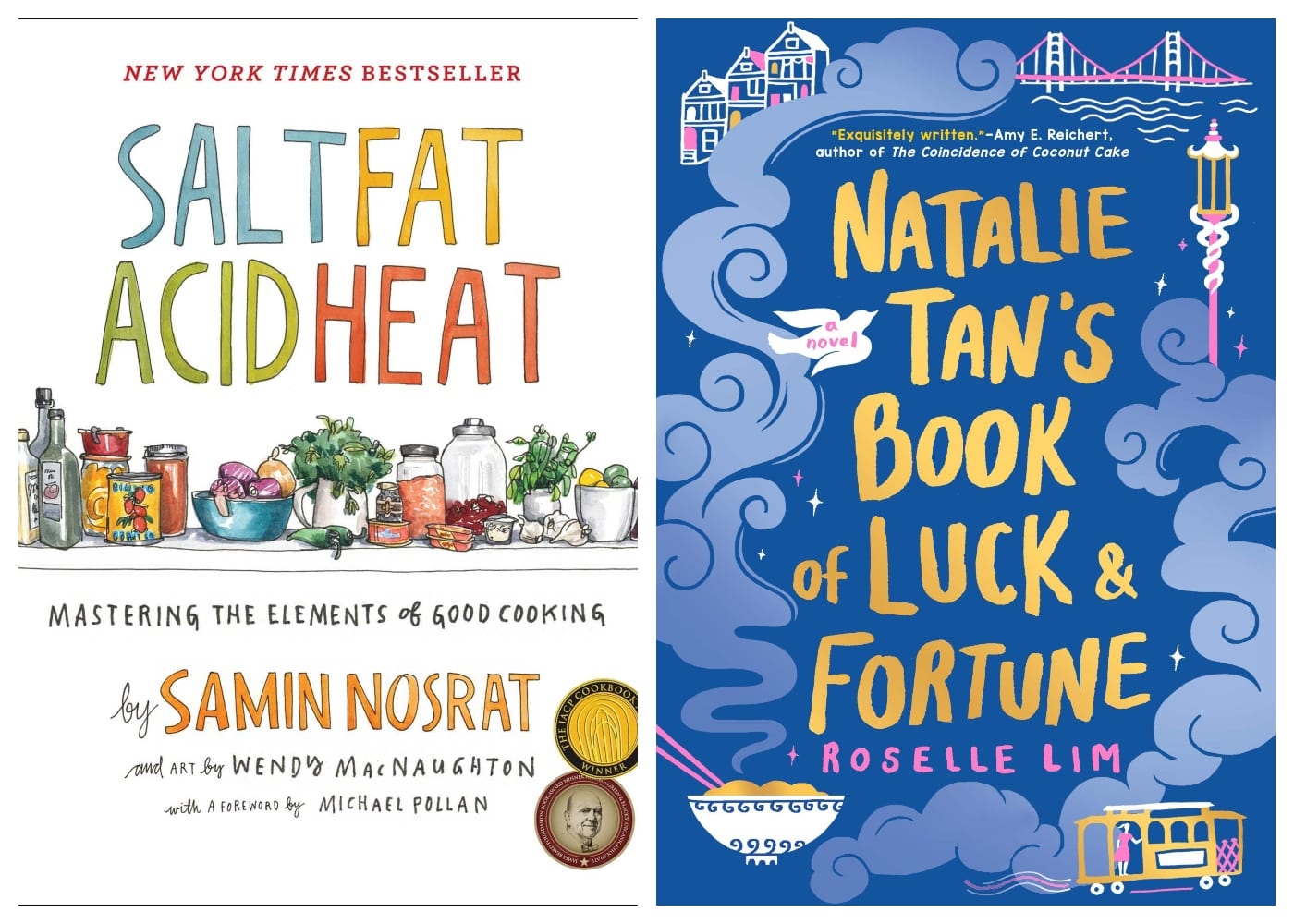 Salt, Fat, Acid, Heat: Mastering the Elements of Good Cooking | Natalie Tan's Book of Luck and Fortune | HoneyKids Book Club