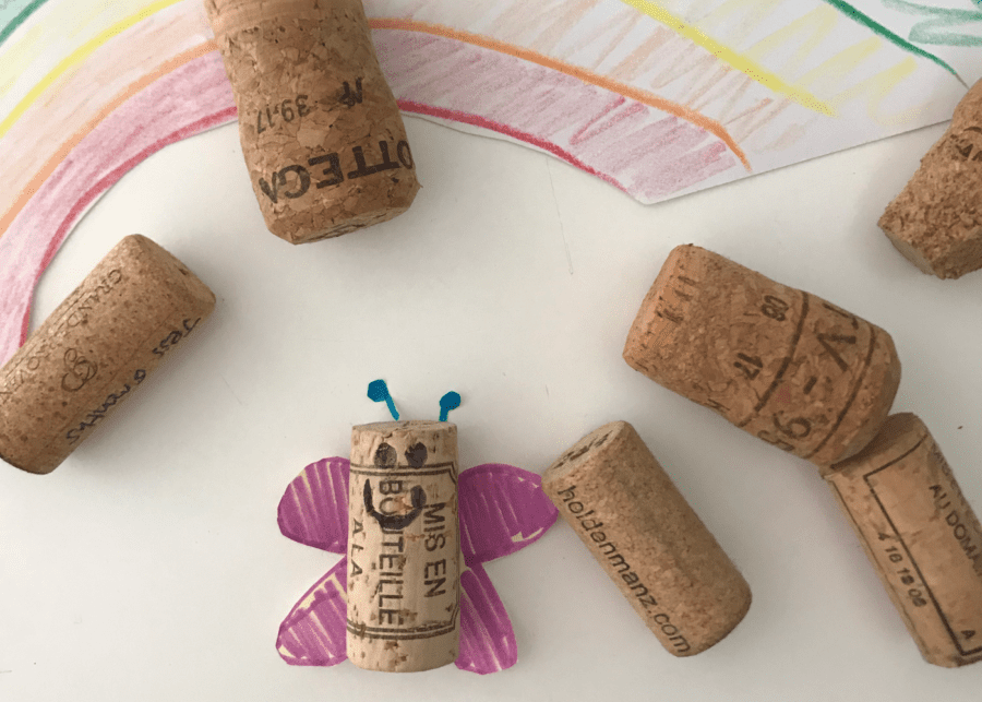 toddler activities cork butterfly