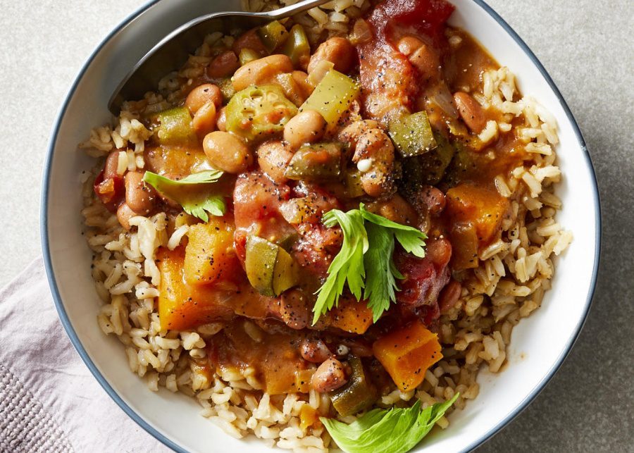 one-pot recipes vegetarian gumbo