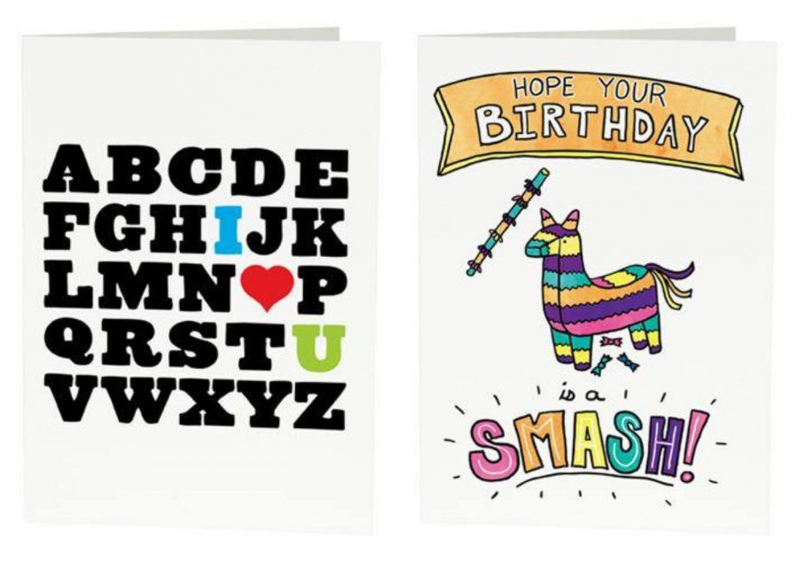 Last-minute greeting cards Open Me