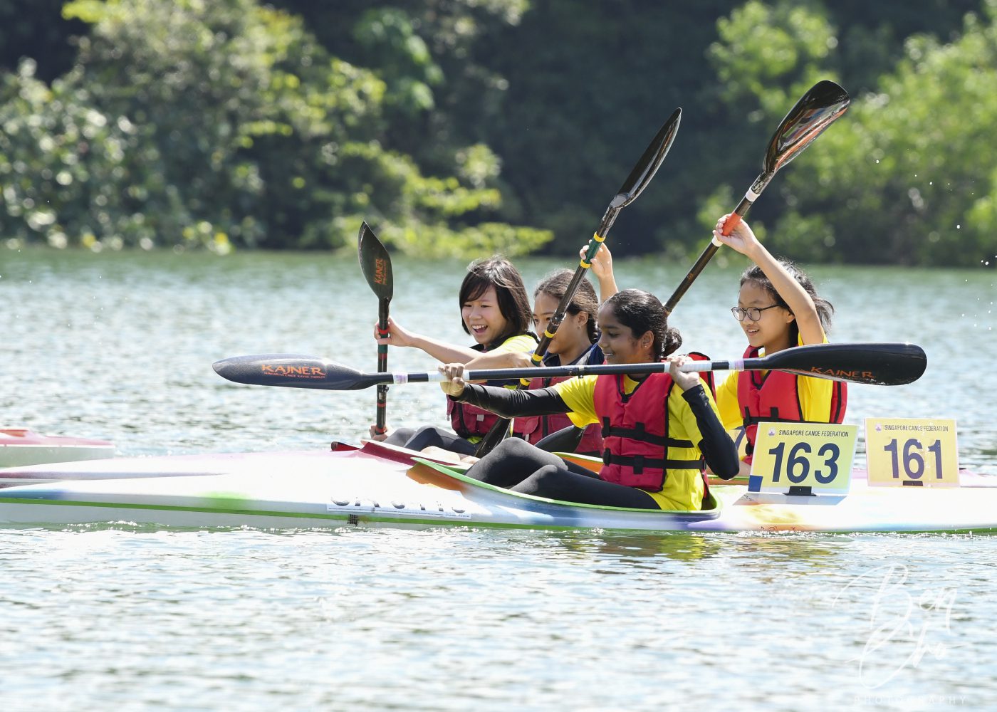Water sports for kids in Singapore: kayaking, surfing, dragon boating, sailing and synchronised swimming