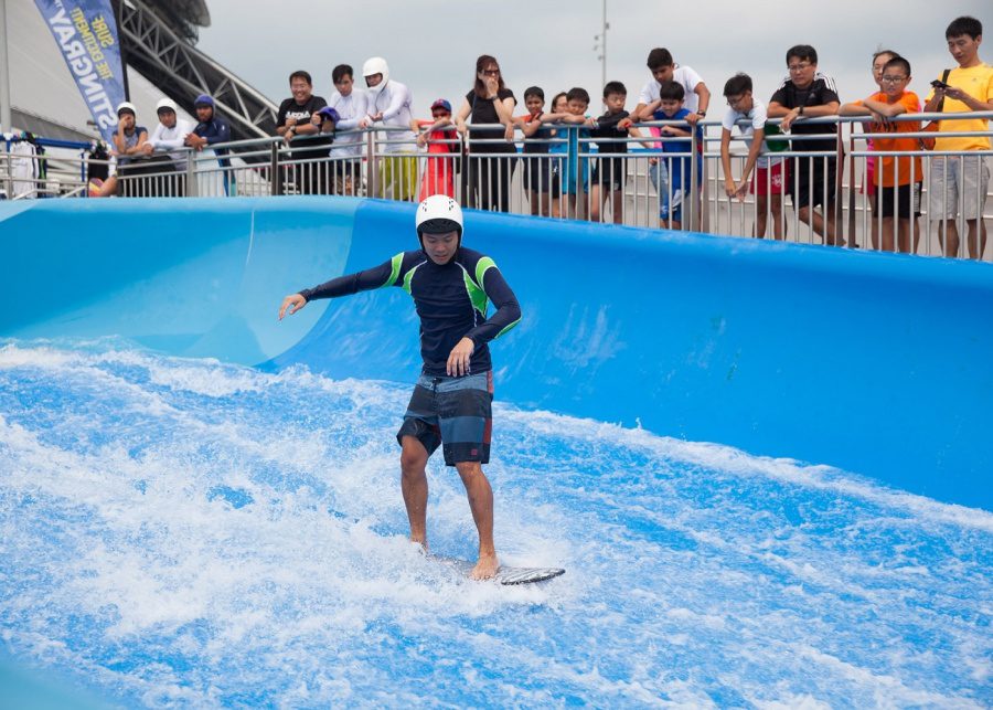 water sports for kids singapore surfing splash-n-surf