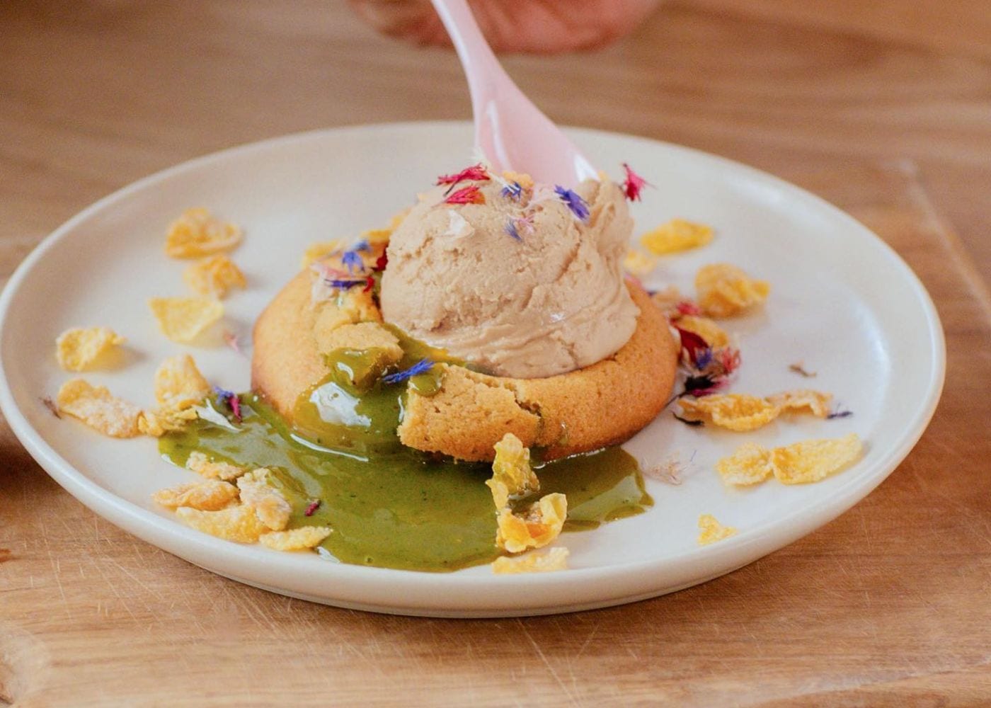 Lava cookie from Kooks Creamery
