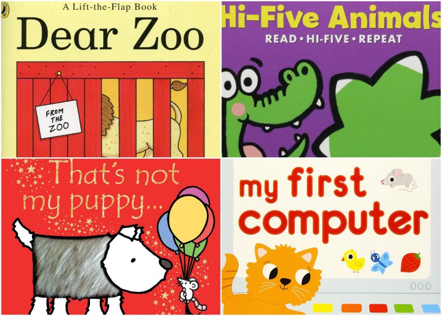 Interactive board books for babies and toddlers
