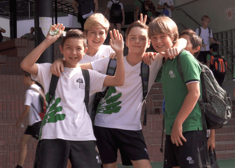 GESS ambassador visits: happy students on campus