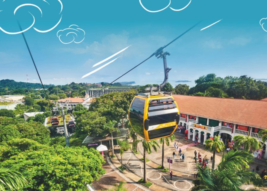 sentosa island cable car