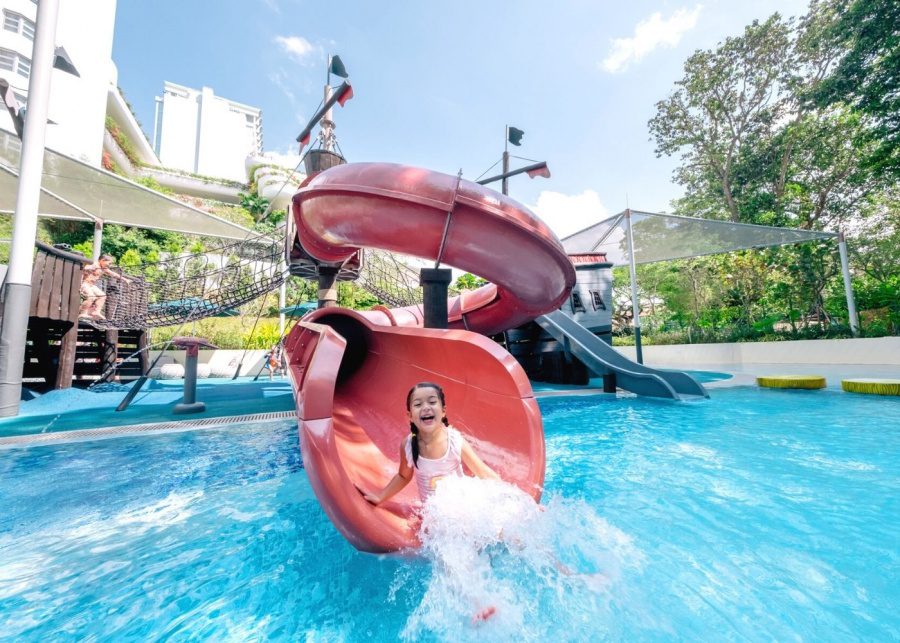 shangri-la splash water playground