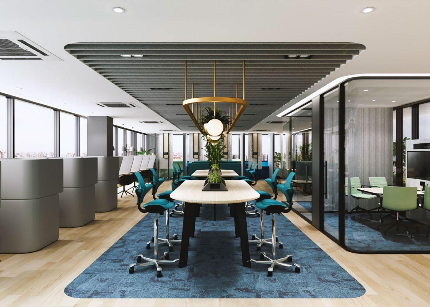 Good news, parents: Nexus International School (Singapore) has coworking spaces so you can work close to your kids!