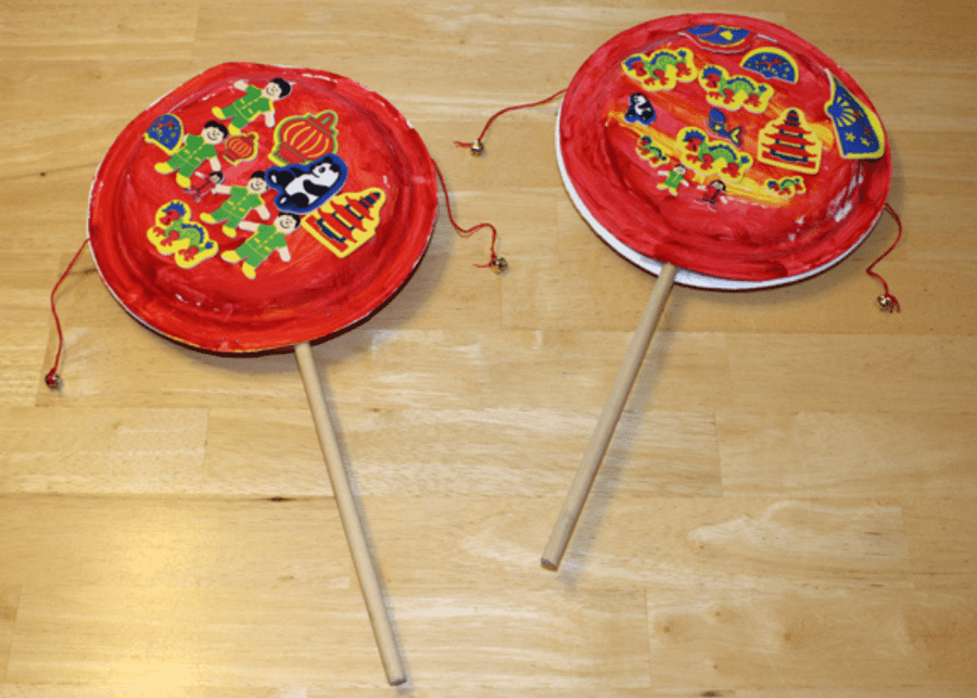 Pellet drums | Chinese New Year crafts