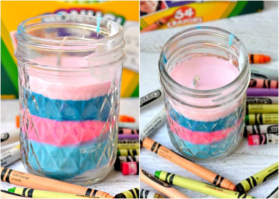 DIY crayon candle by The Pinning Mama | Mother's Day craft ideas