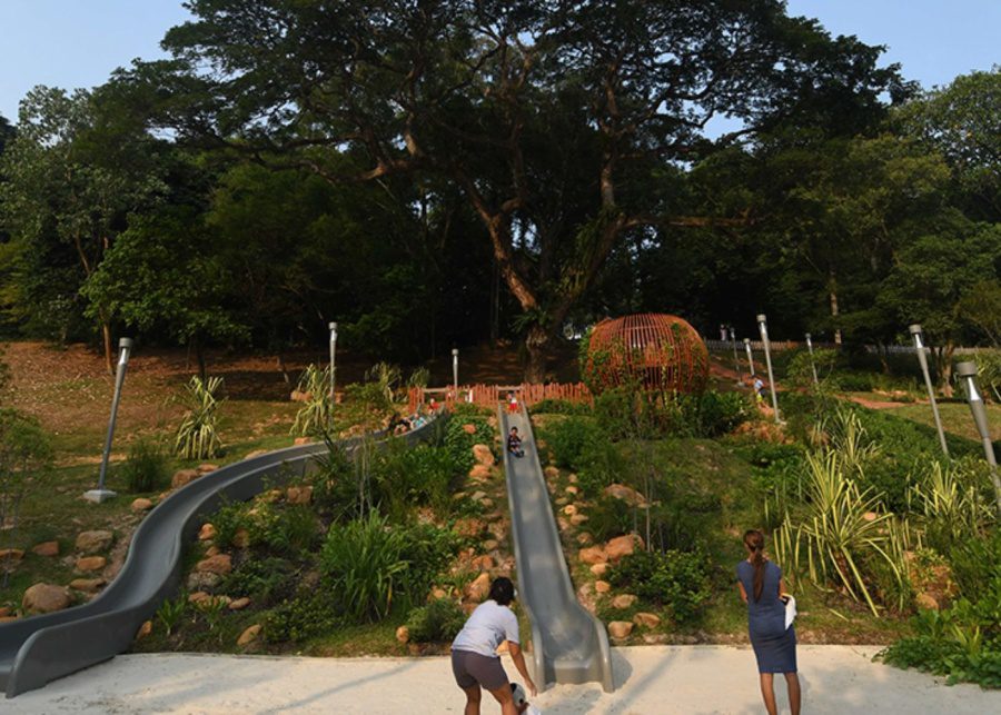 fort canning playground jubilee park slides