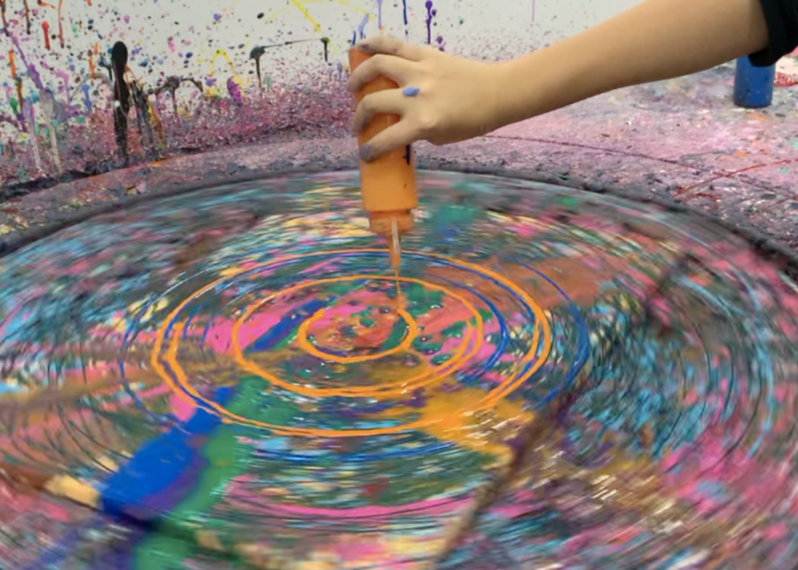 Art Jamming at Spin Paint House Singapore