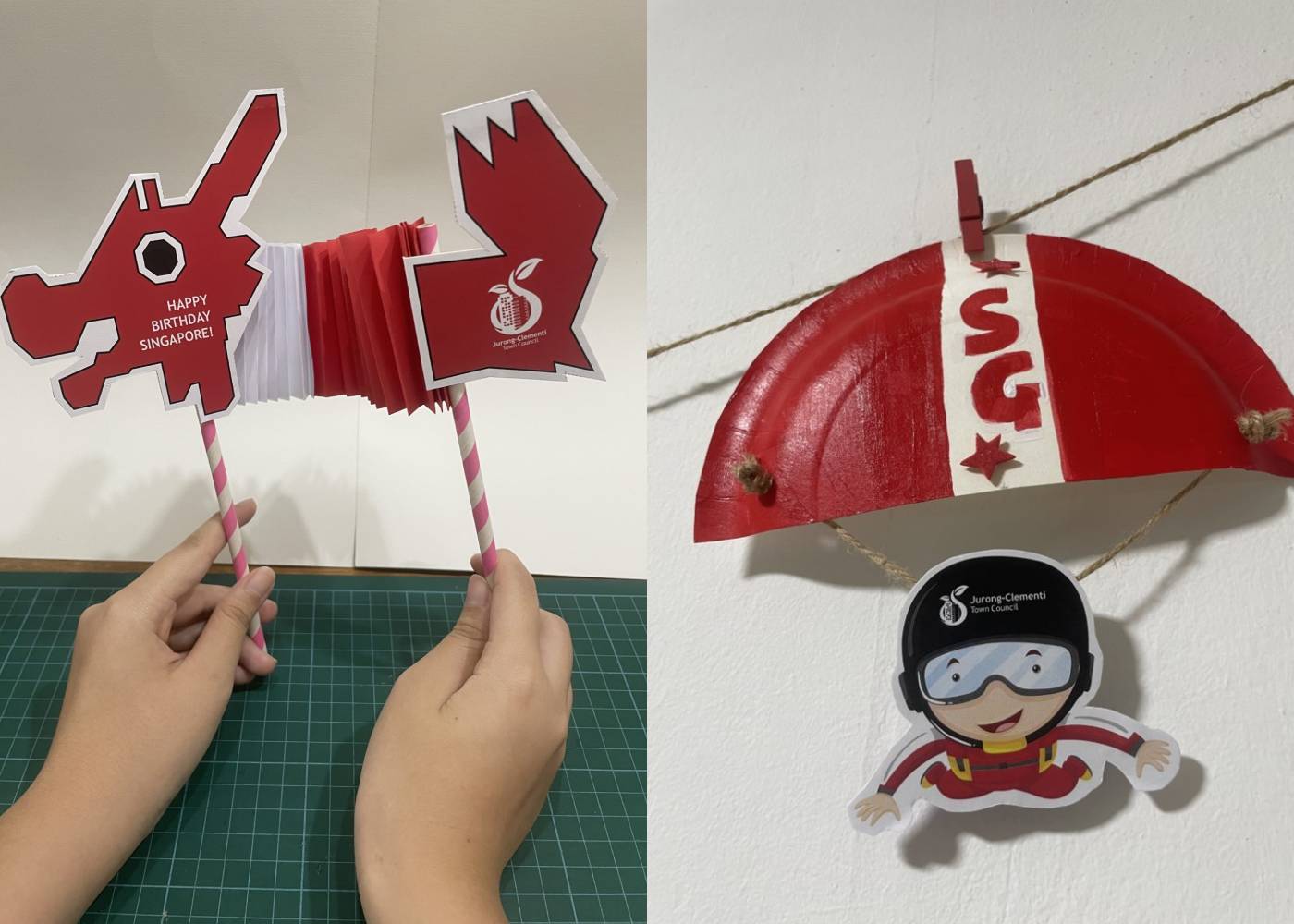 national-day-craft-ideas-singapore-parachuters-dragon-puppet