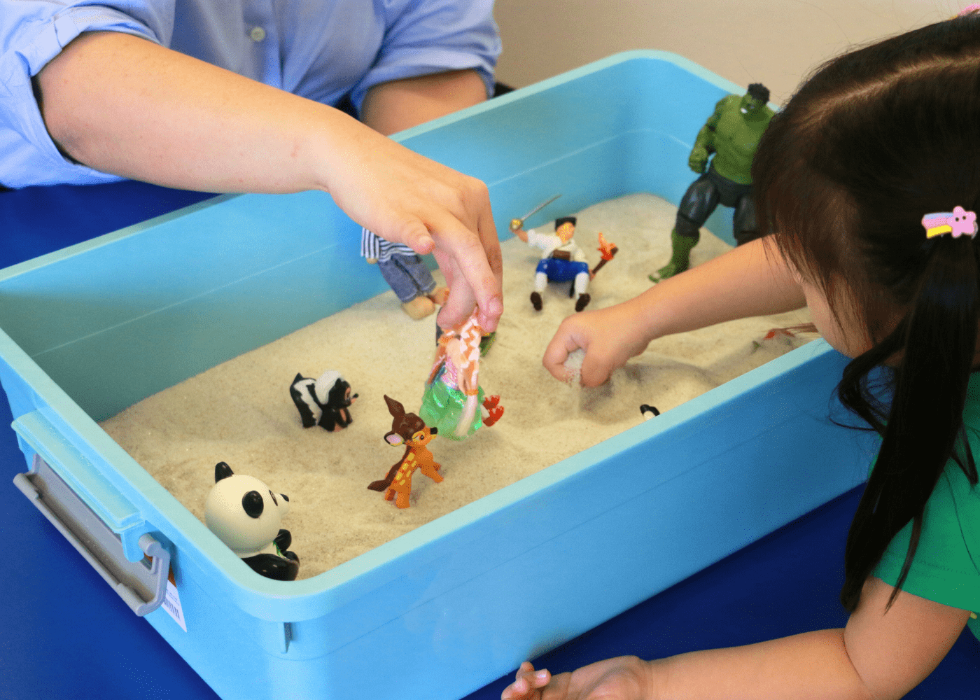 play therapy sand tray