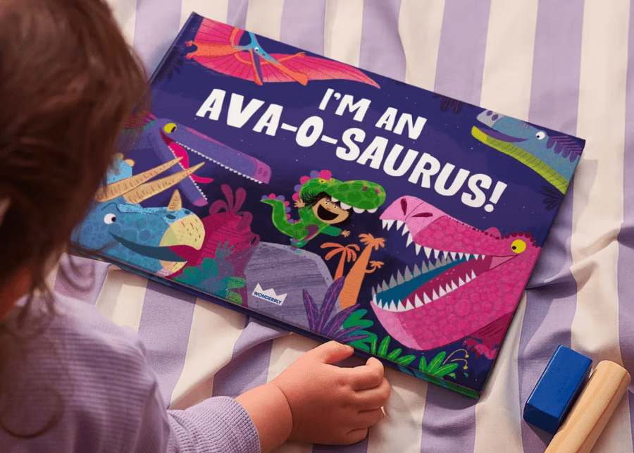 Dinosaur books Singapore Wonderbly gifts