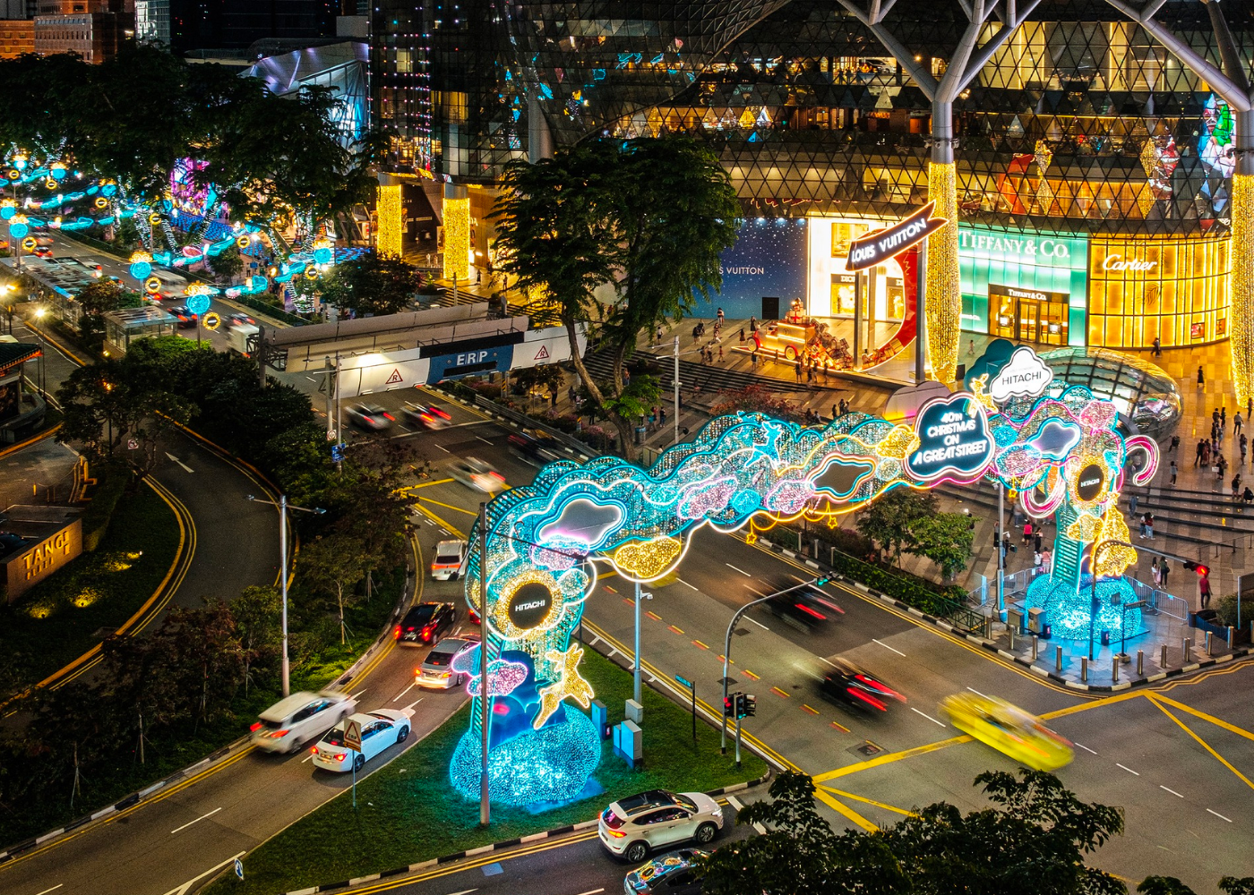 Orchard Road Christmas Lights 2023