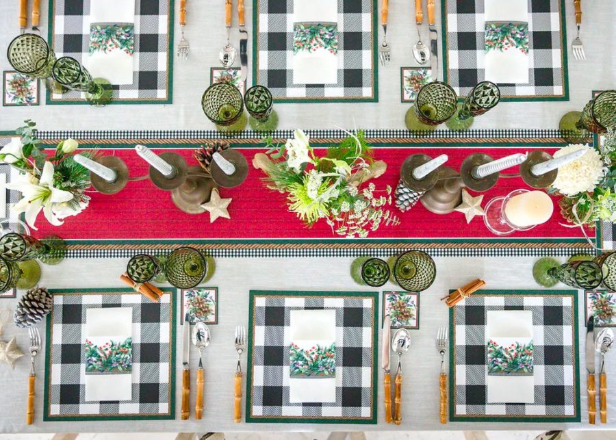 christmas tableware decor house of happy