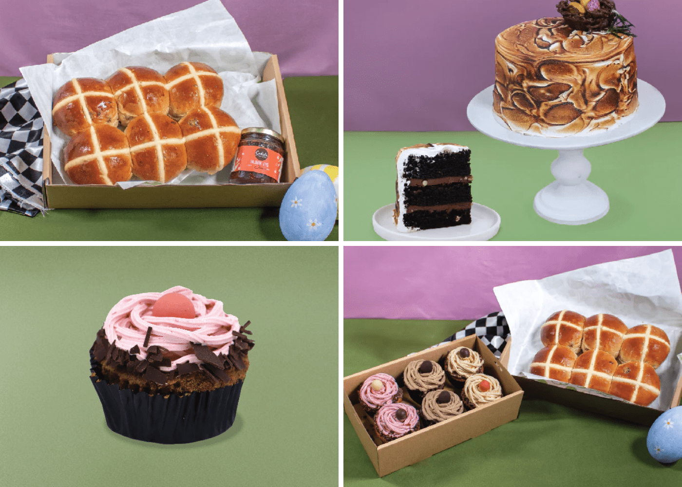 Cedele Bakery hot cross buns and Easter cake Singapore