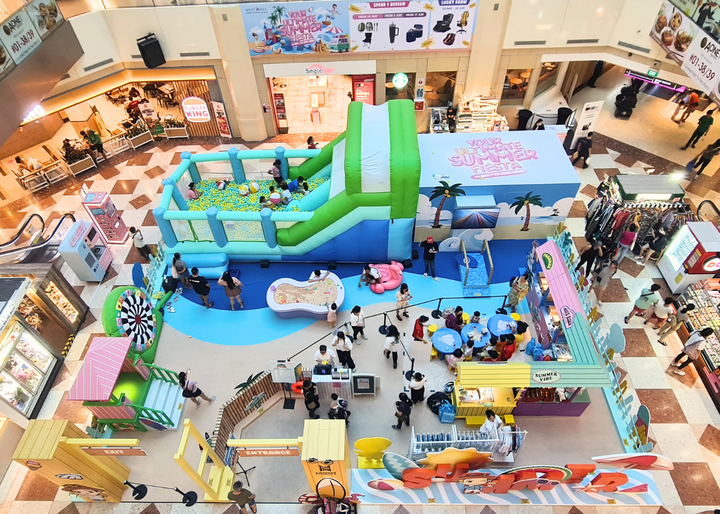 west mall summer beach fun