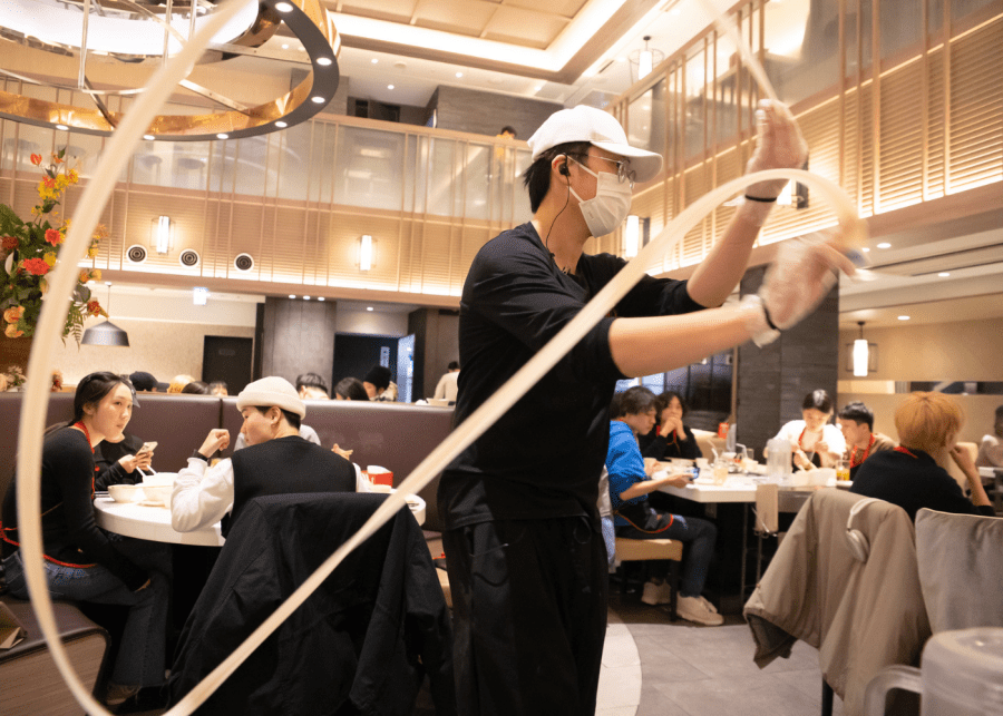 HaiDiLao Hot Pot noodle dance