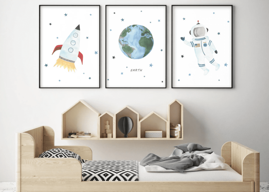 Outer Space prints by Small Art Big Love on Etsy