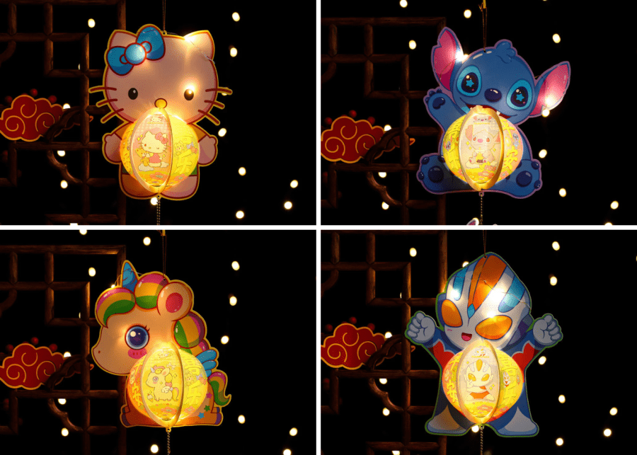 battery lanterns mid autumn festival lanterns