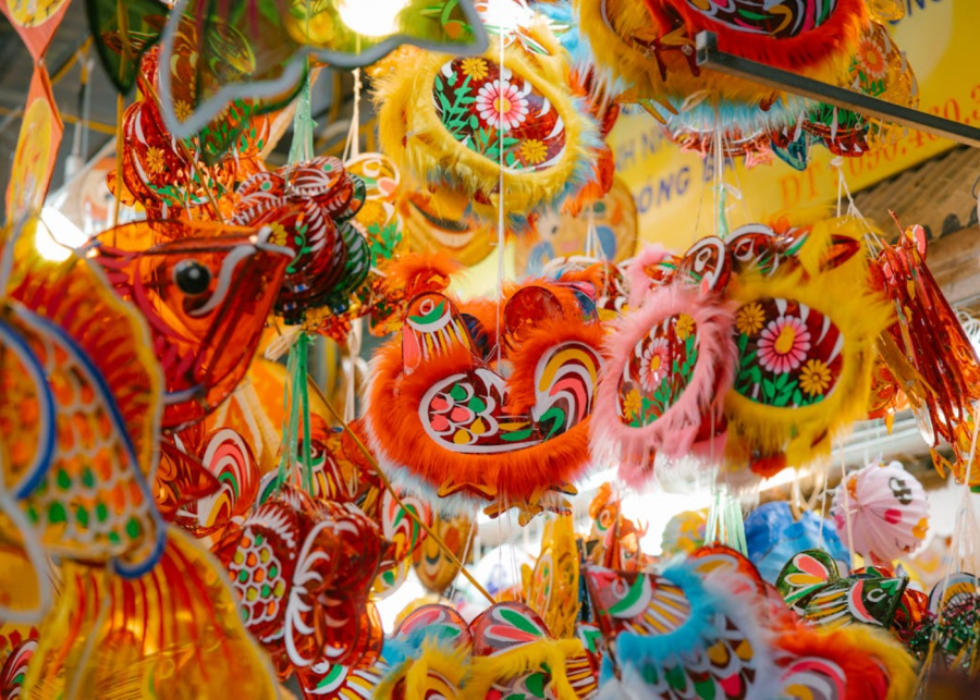 cellophane lanterns