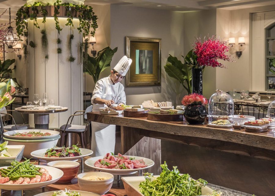 four seasons buffet brunch weekend one ninety restaurant