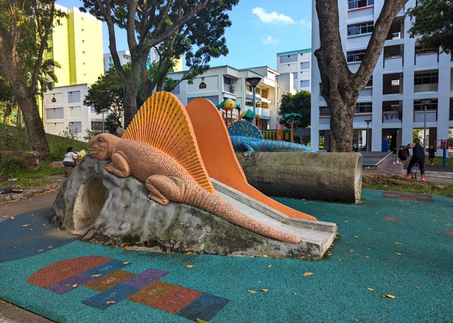 fu shan garden woodlands singapore dinosaurs