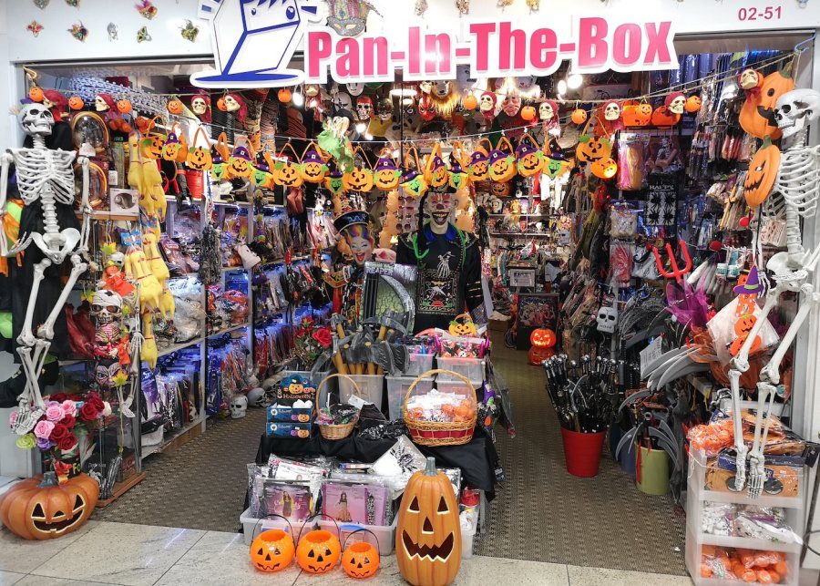 pan in the box costume shop halloween