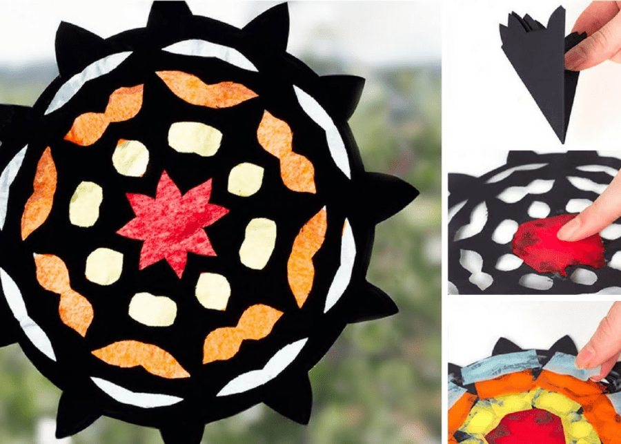 rangoli suncatcher