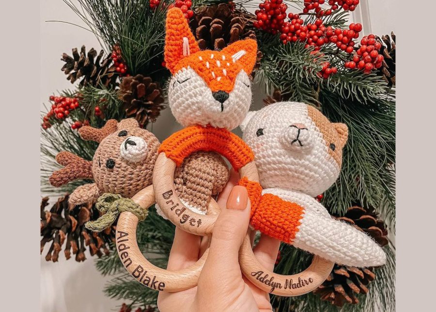 christmas gifts for kids singapore baby knitted toys | stocking fillers