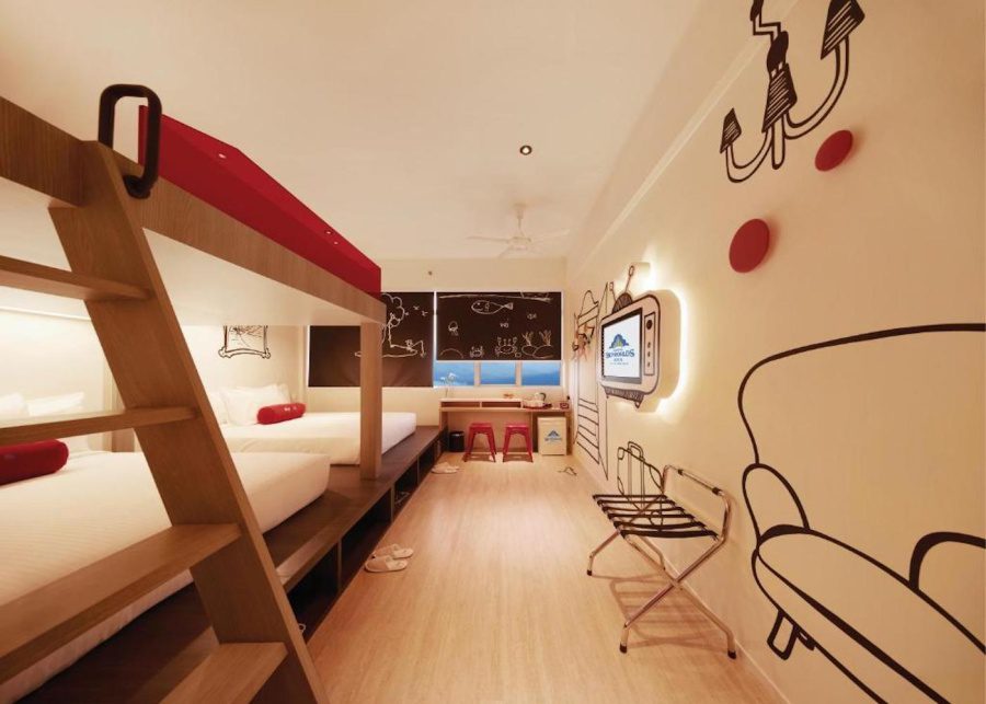 genting skyworlds hotel bunk bed room kids