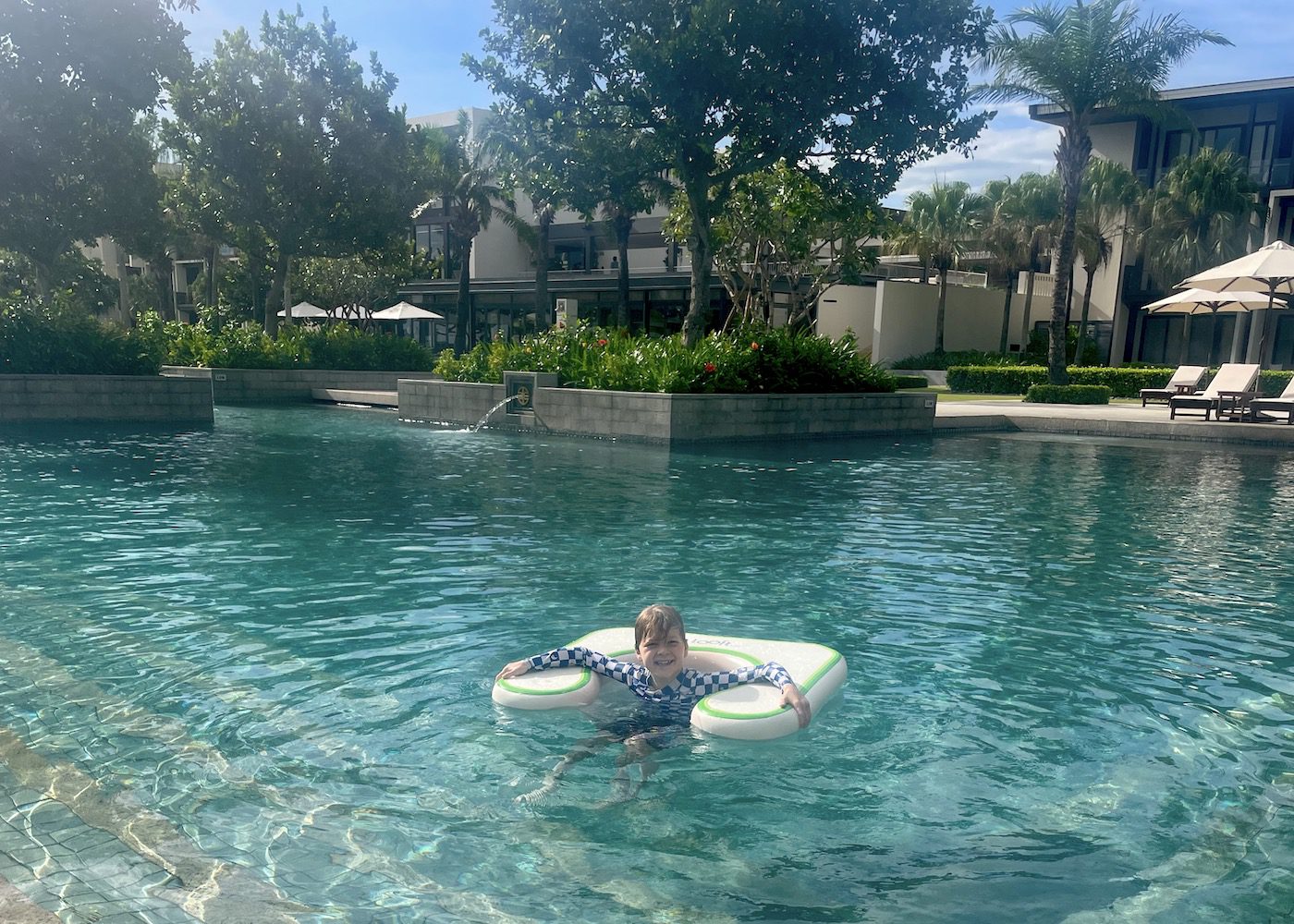 hyatt da nang vietnam review family pool