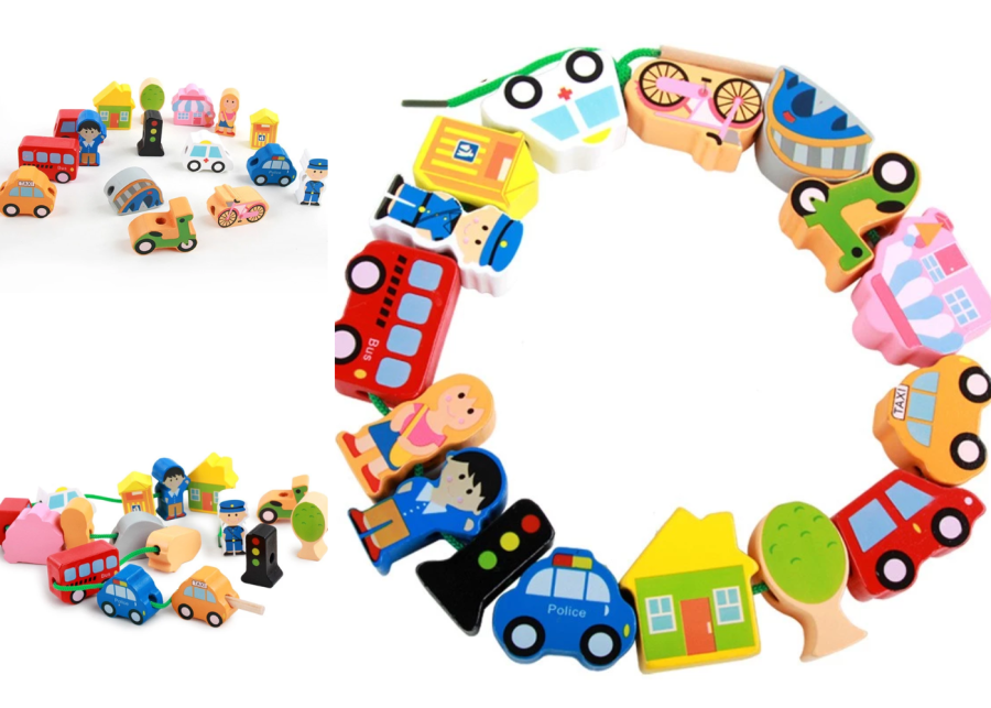 Montessori Educational Threading Toys | stocking stuffers