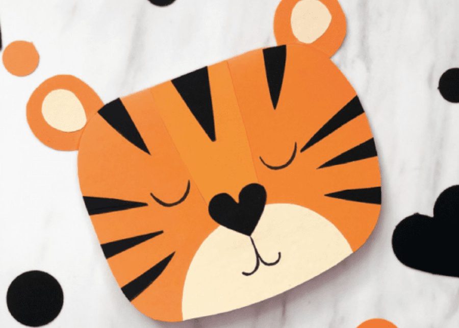 Handmade tiger card | Chinese New Year crafts
