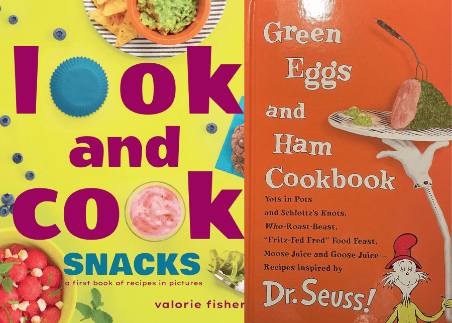 look and cook snacks and green eggs and ham cookbook kids