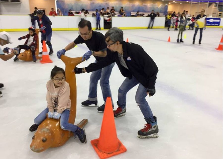 Kallang Ice World skating in singapore